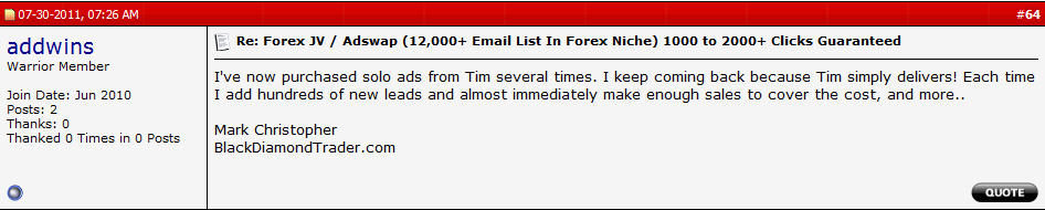Forex email list