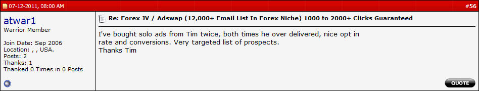 Forex email list